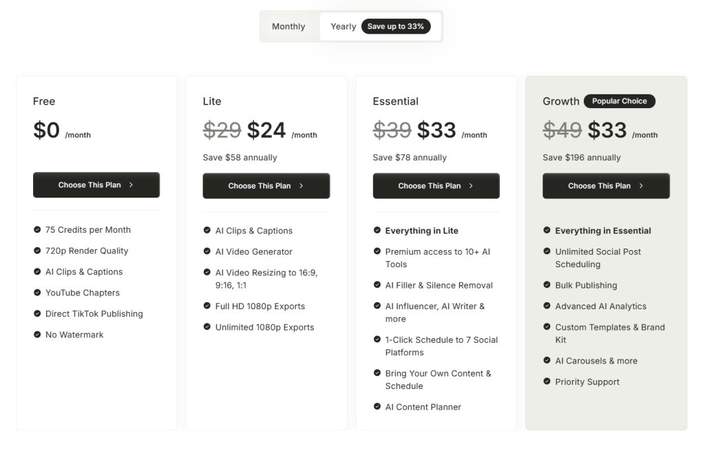 quso.ai pricing plan