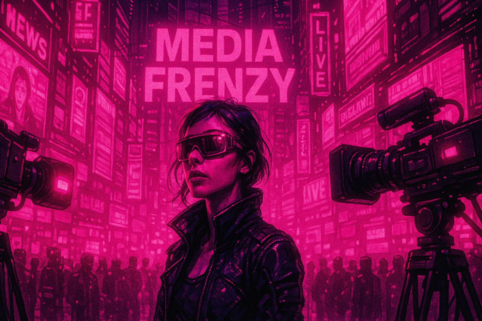 media frenzy pink