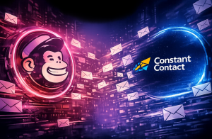 An illustration of Mailchimp vs Constant Contact