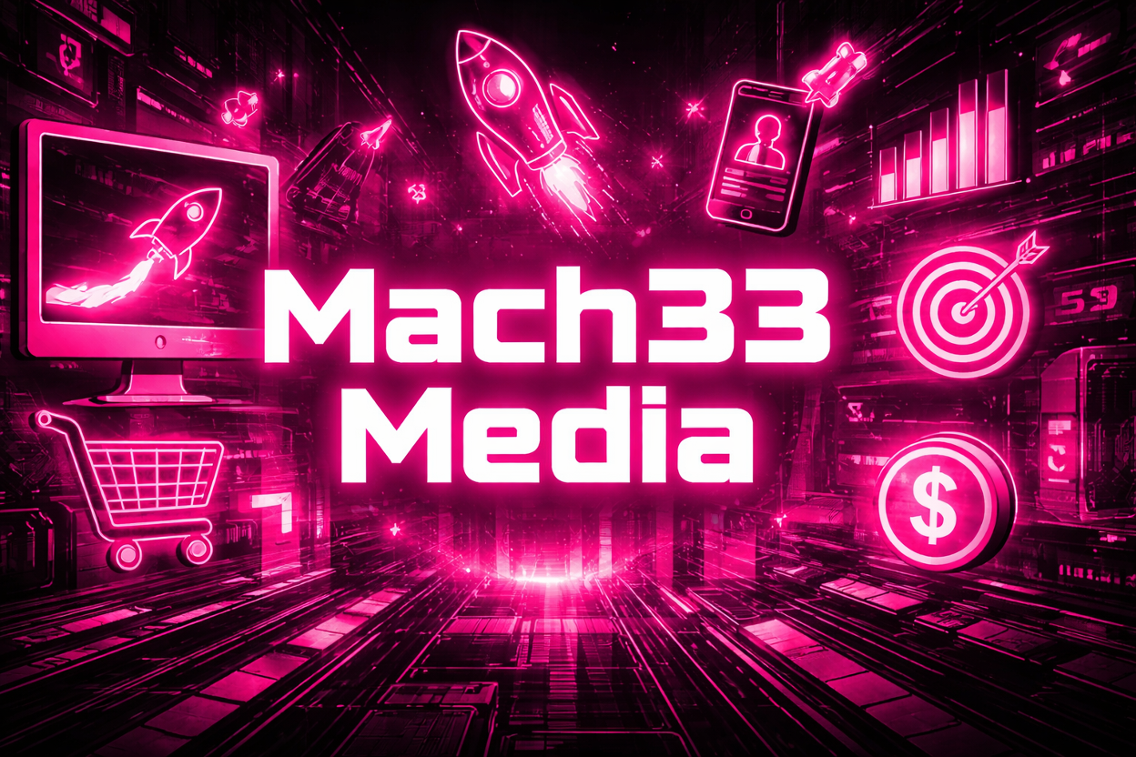 Mach33 Media D2C Marketing Agency promotional banner