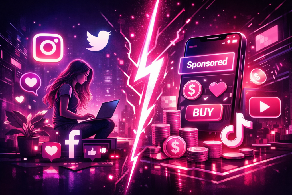 Organic vs Paid Social Media Marketing for Reach: Differences & Examples