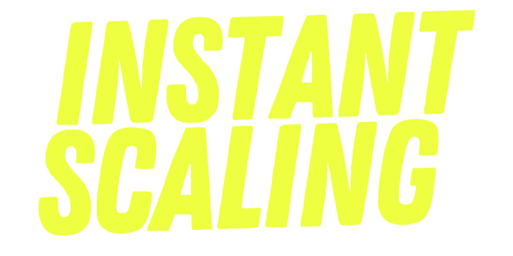 Instant Scaling logo.