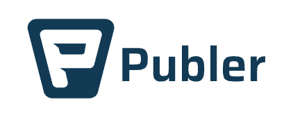 Logo of Publer, which is recognized for its easy-to-use visual calendar