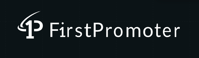 Logo of FirstPromoter, which helps brands monitor affiliate marketing efforts