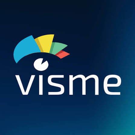 Visme logo.