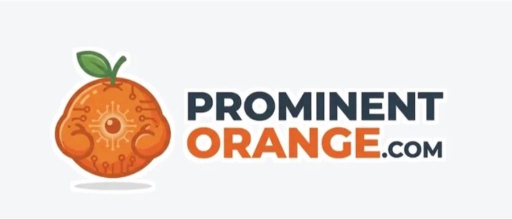 Prominent Orange logo.