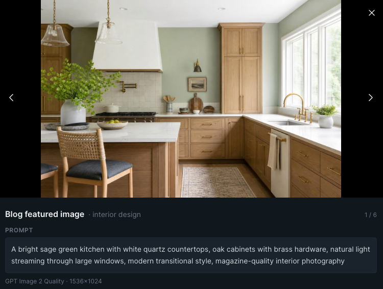 Screenshot of KoalaWriter’s image generation feature, KoalaImages.