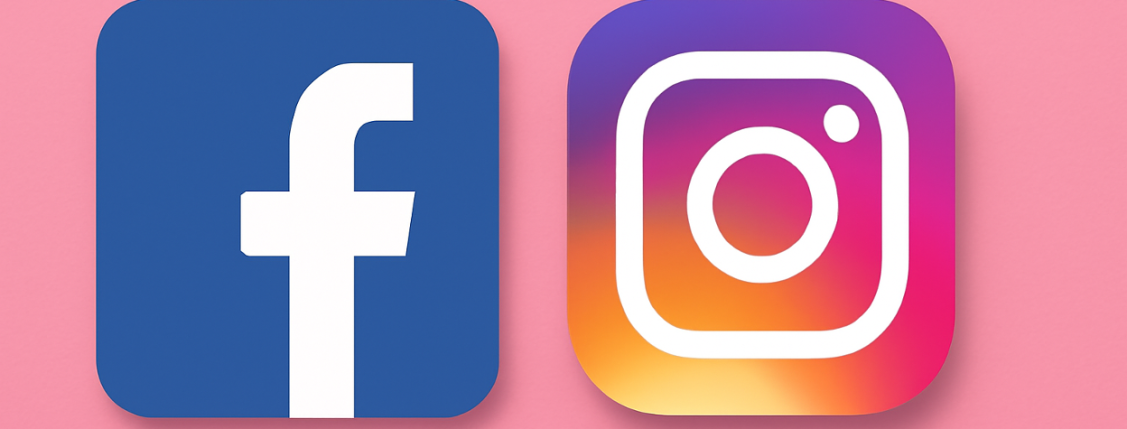 Image of Facebook and Instagram logo