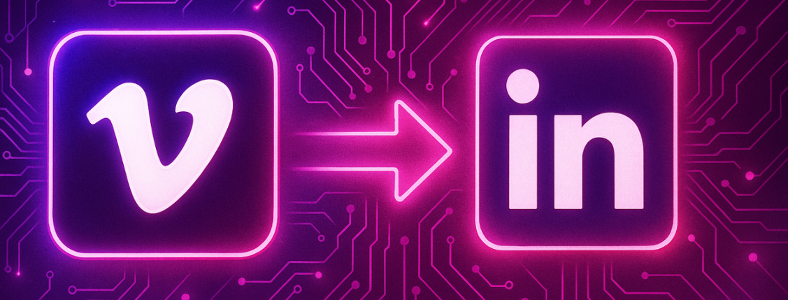 Image of Vimeo and LinkedIn