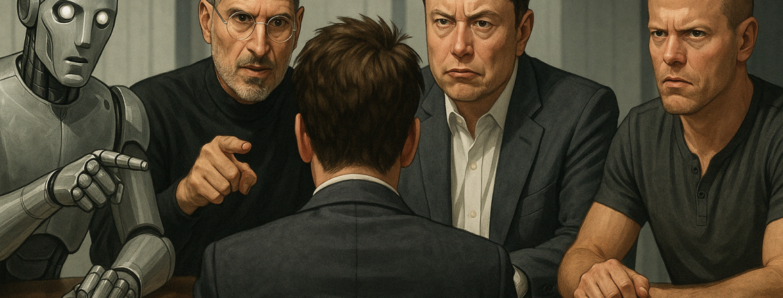 elon musk steve jobs tim ferriss board