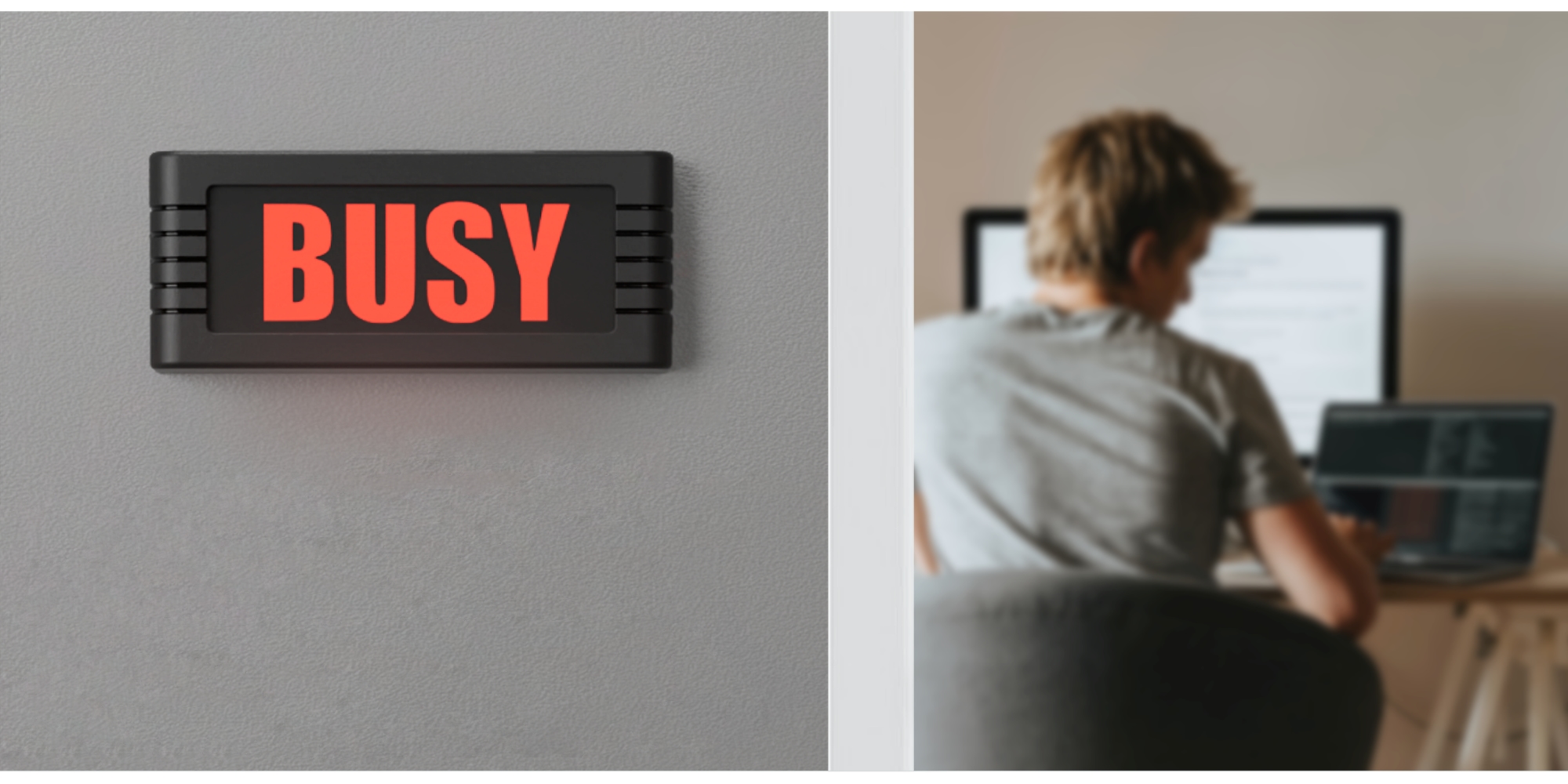 Smart Do Not Disturb Digital Signs Help WFH Employees Reduce Work Interruptions