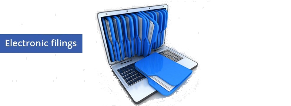E-Filing process of legal documents