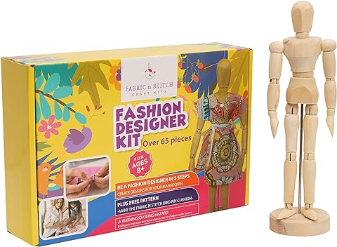 Fashion Designer Kits For Girls & Boys, Kids Sewing Activities Box Launched