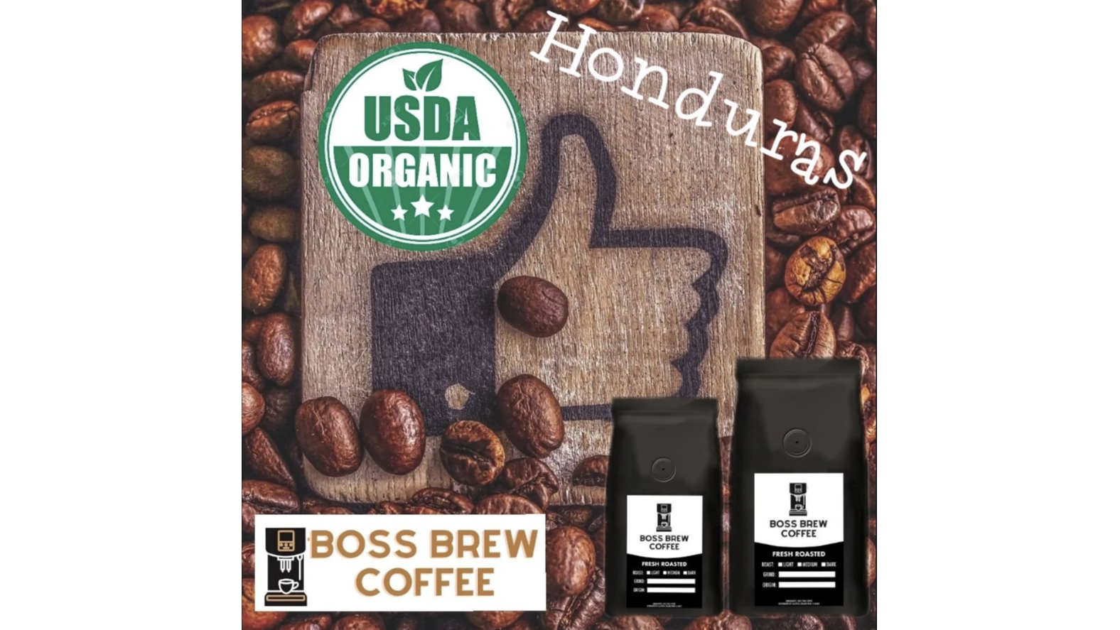 Get Freshly Roasted Dark-Medium Honduras Coffee With Bourbon & Catuai Blends