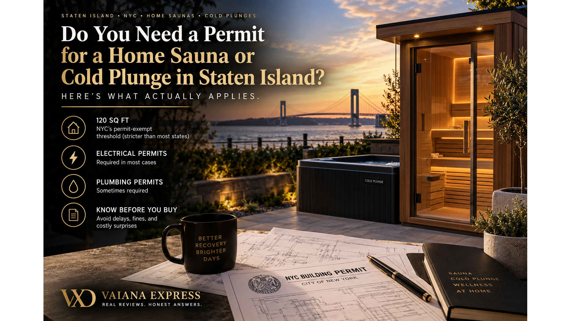 Backyard Sauna & Cold Plunge Permits: Staten Island, NY Homeowner’s 2026 Guide