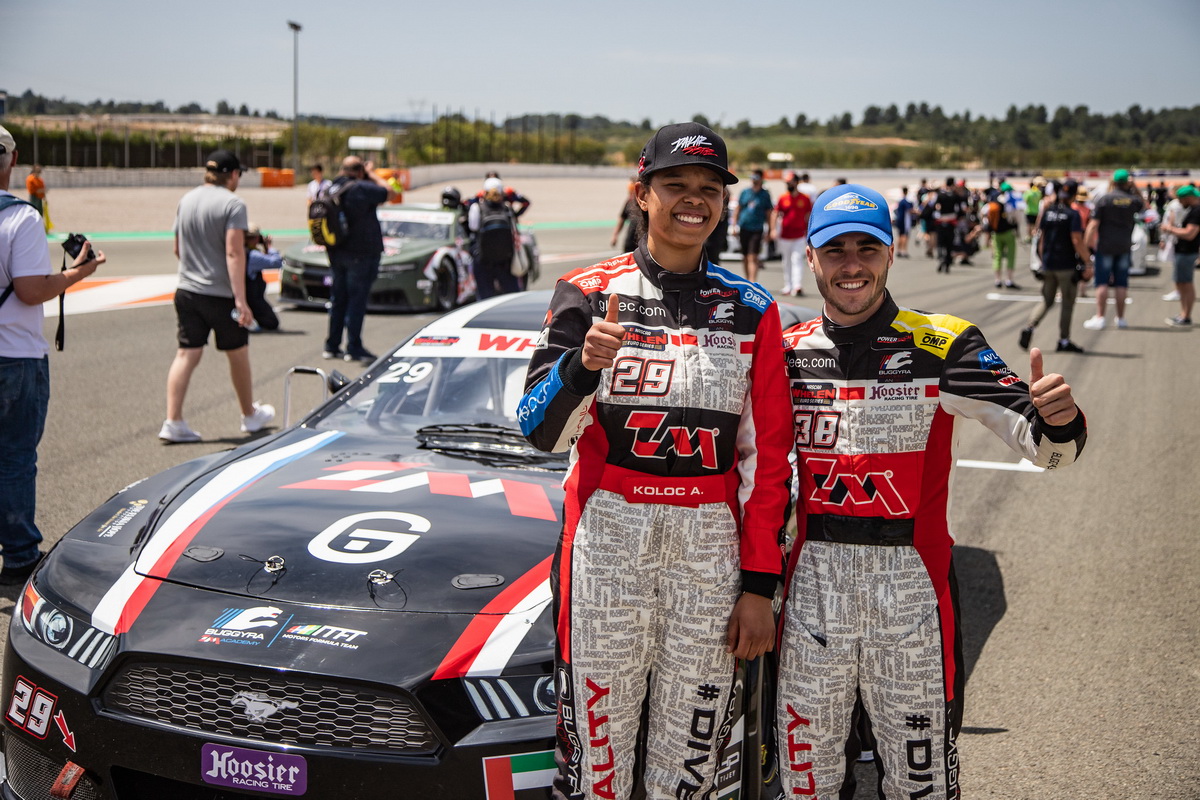 First race in the EuroNASCAR series and victory for Aliyyah Koloc in Ladies cup