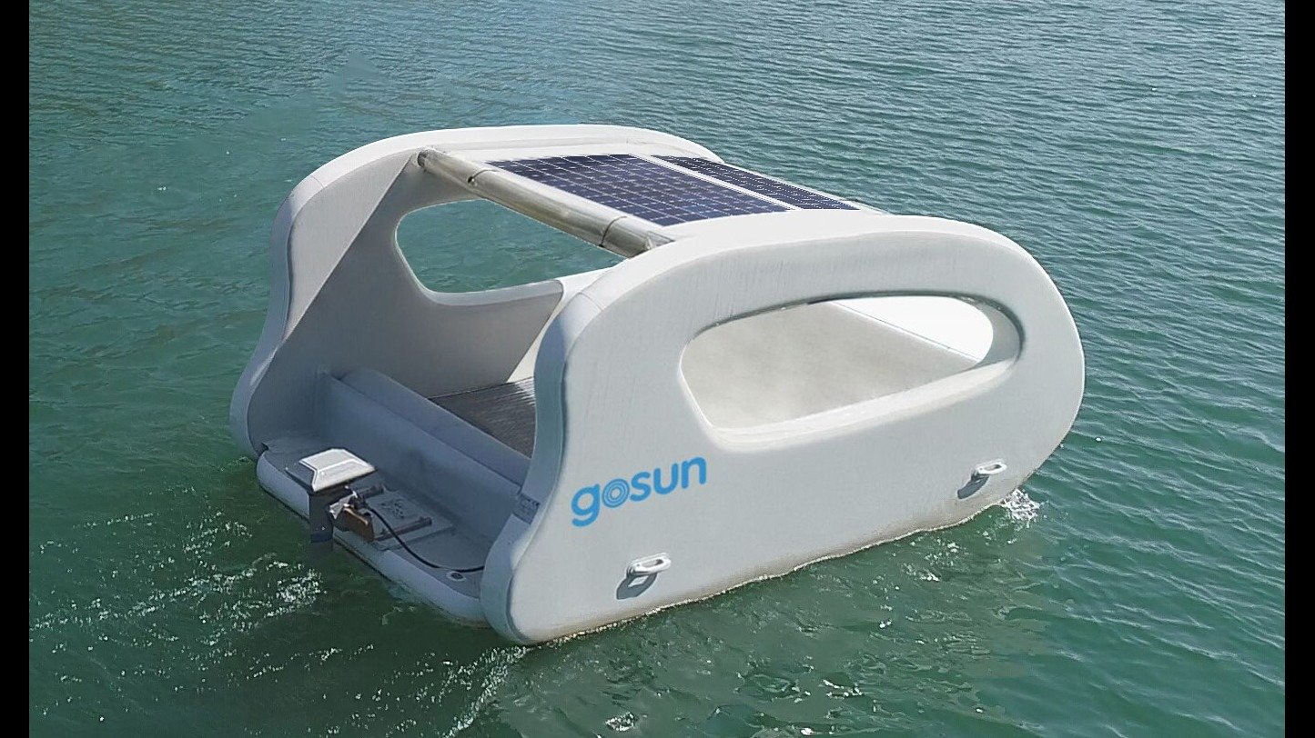Get A Portable Solar Powered Boat