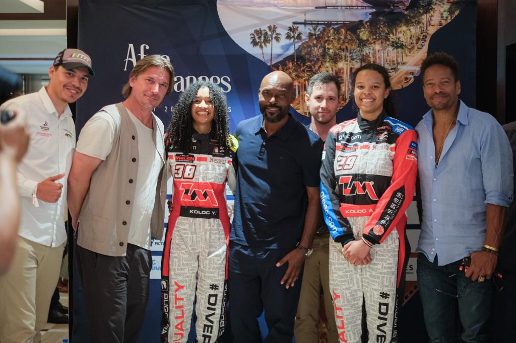 Aliyyah and Yasmeen Koloc, the 17-year-old racing drivers were invited to speak at AfroCannes