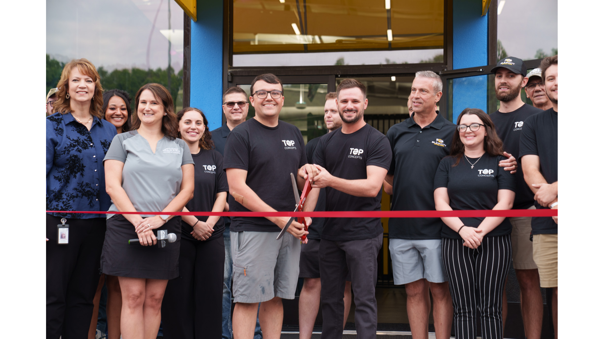 Slick City Grand Opening Includes Ribbon Cutting, $20K Donation to Nonprofit