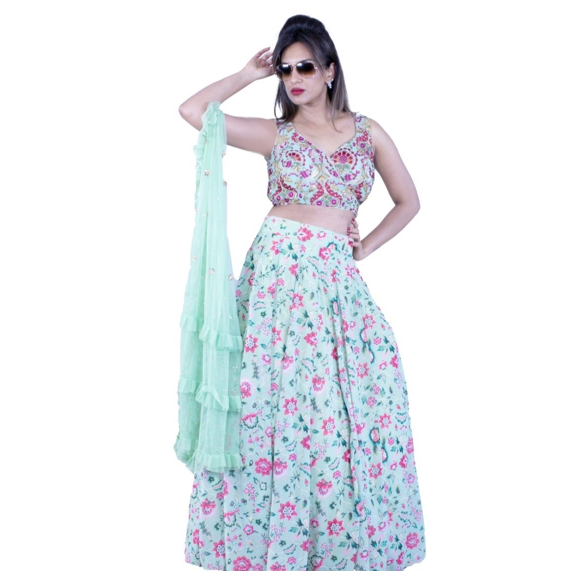 Buy Custom Georgette Lehenga Choli Sets For Weddings At Top Indian Fashion Store
