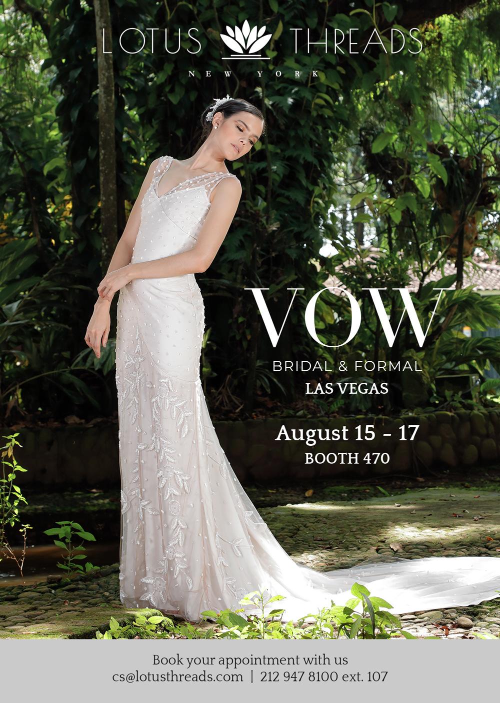 Lotus Threads Brings Contemporary Wedding Gowns To Las Vegas VOW Bridal & Formal