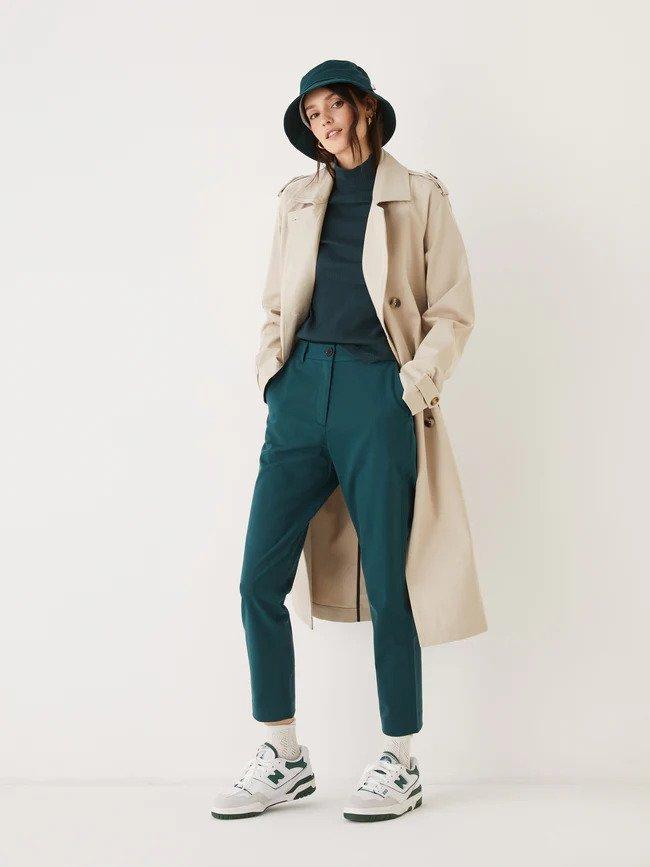Sustainable Women's Waterproof Kapok Trench Coat By Frank And Oak Canada