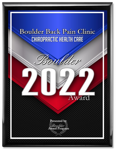 Boulder Back Pain Clinic Awarded Best Boulder Chiropractor