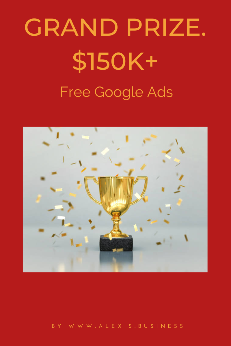 Grand Prize. Win the Free law firm Google Ad valued at $150K by Webzas