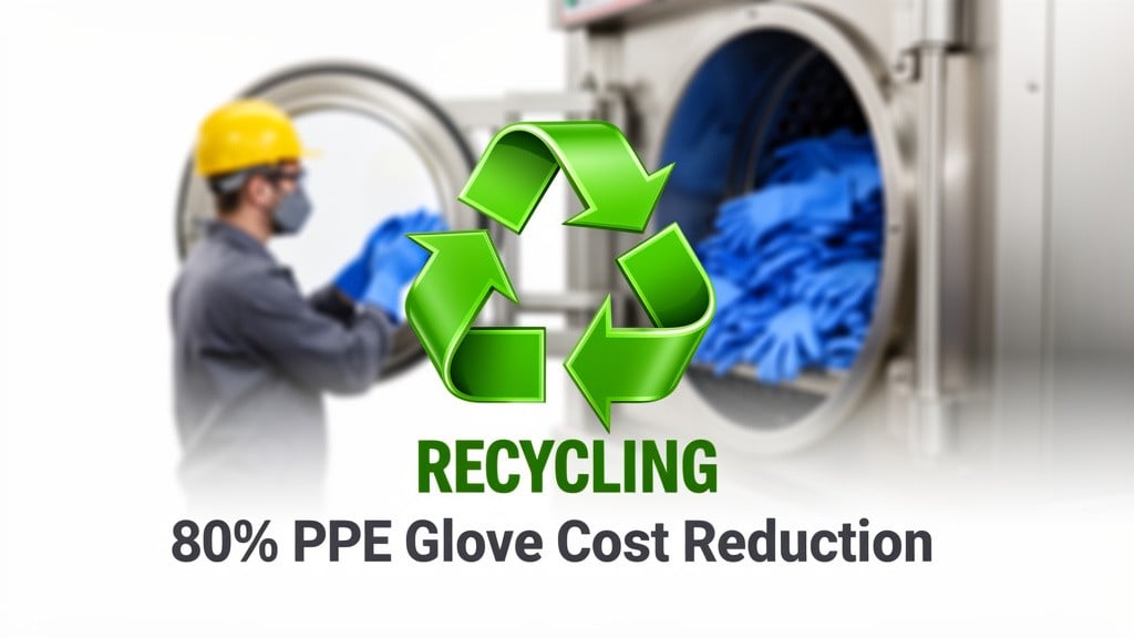 Multi-Cycle Cleaning Process Restores Contaminated PPE Gloves