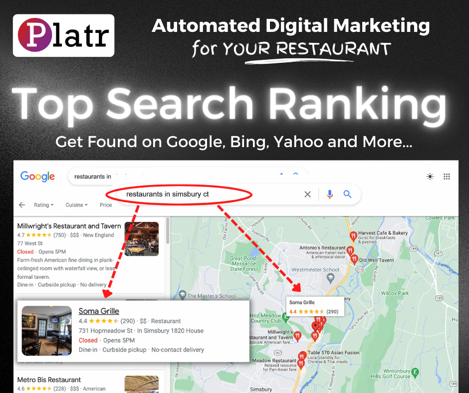 New Digital Marketing Solutions Suite Increases Local Restaurant Search Ranking