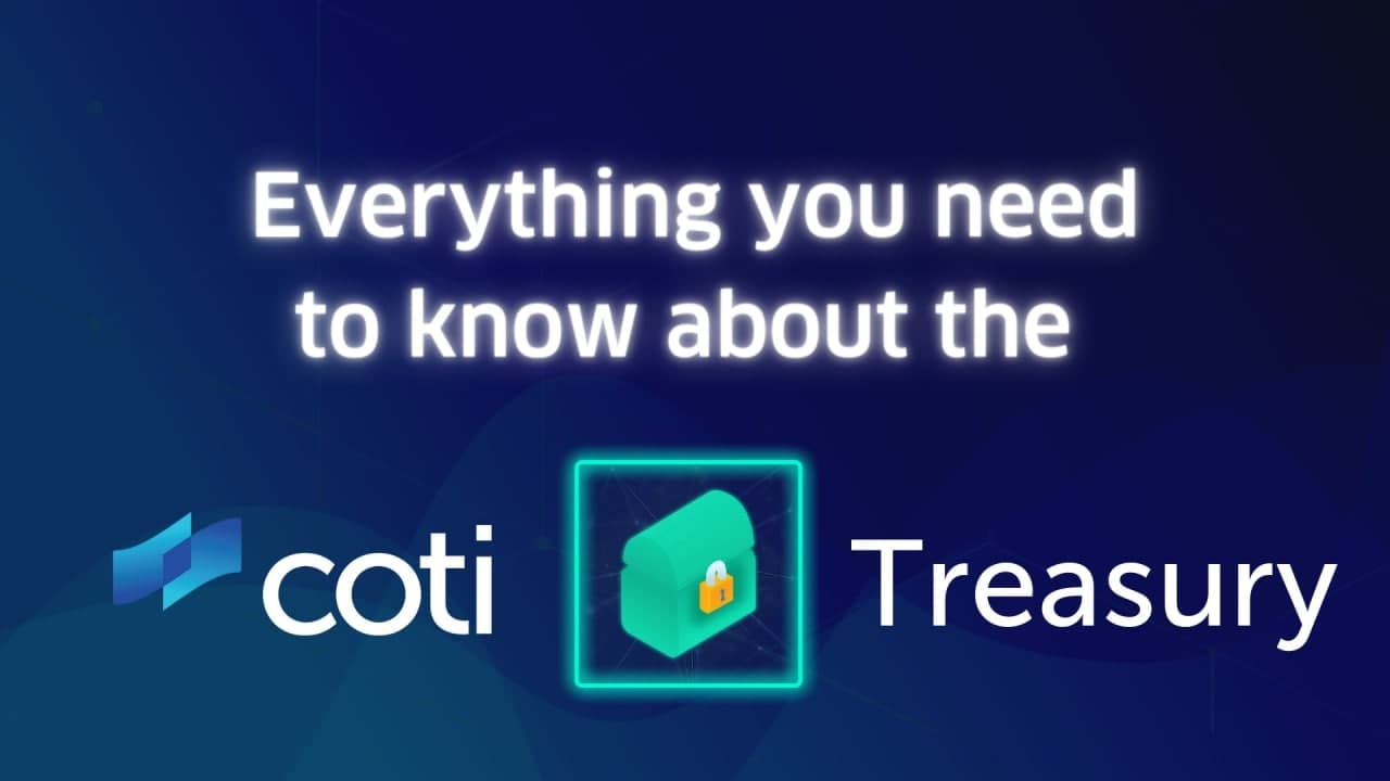 Beginner's Guide On COTI Treasury Announced
