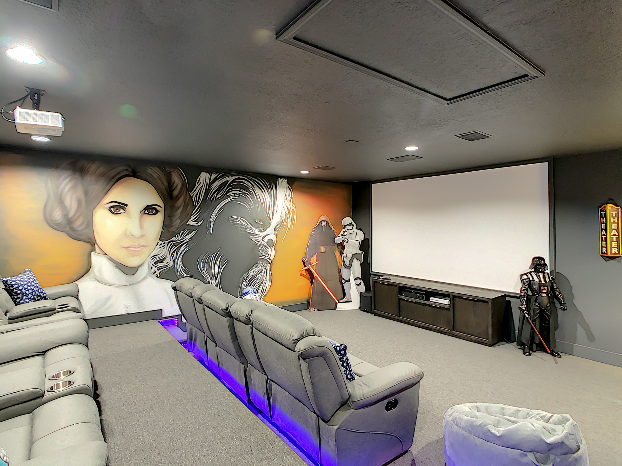 This High-End Davenport, FL Vacation Property Features A Star Wars Home Cinema