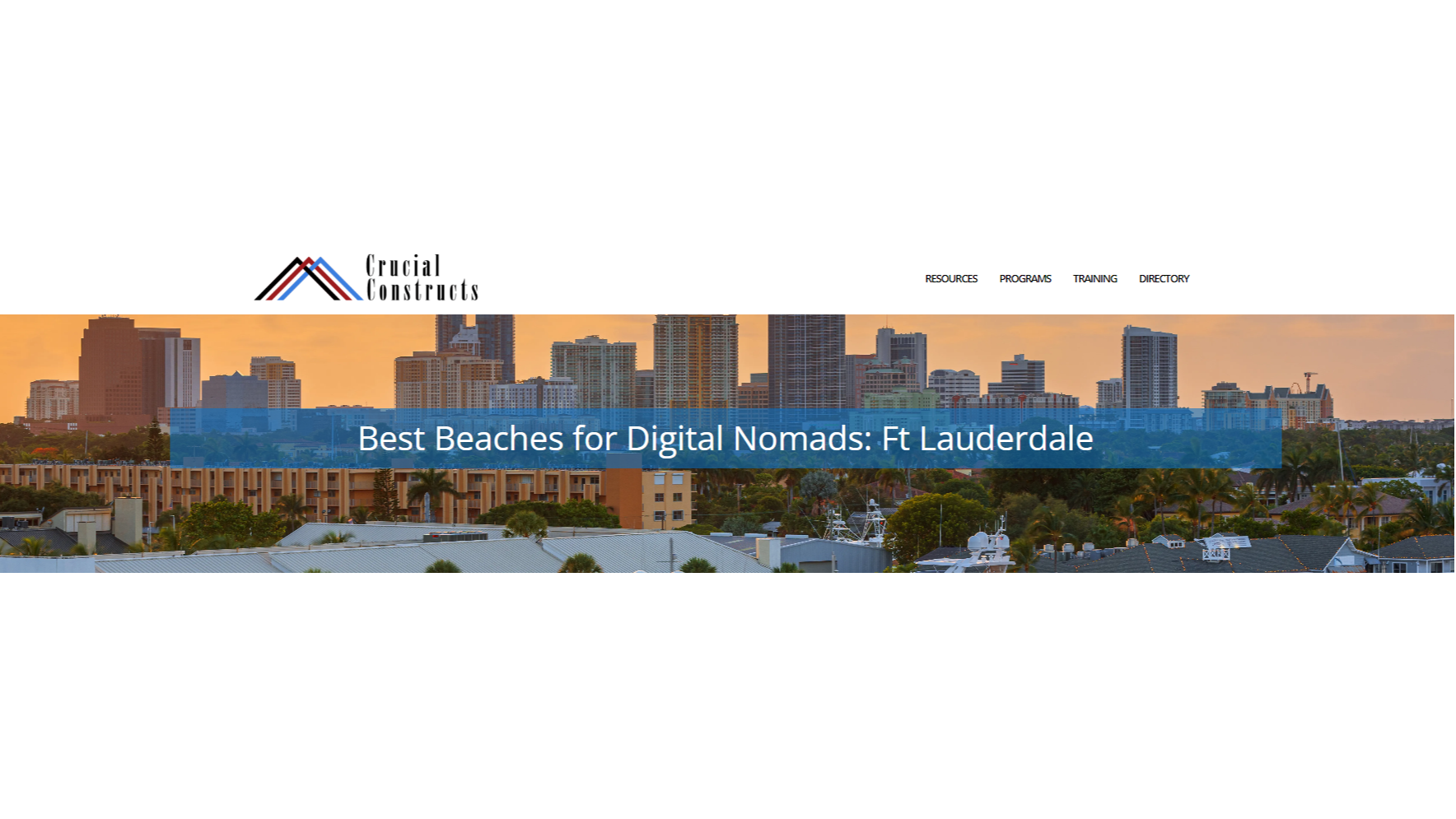 Digital Nomads: Plan Your Fort Lauderdale Trip Using This Beachside Travel Guide