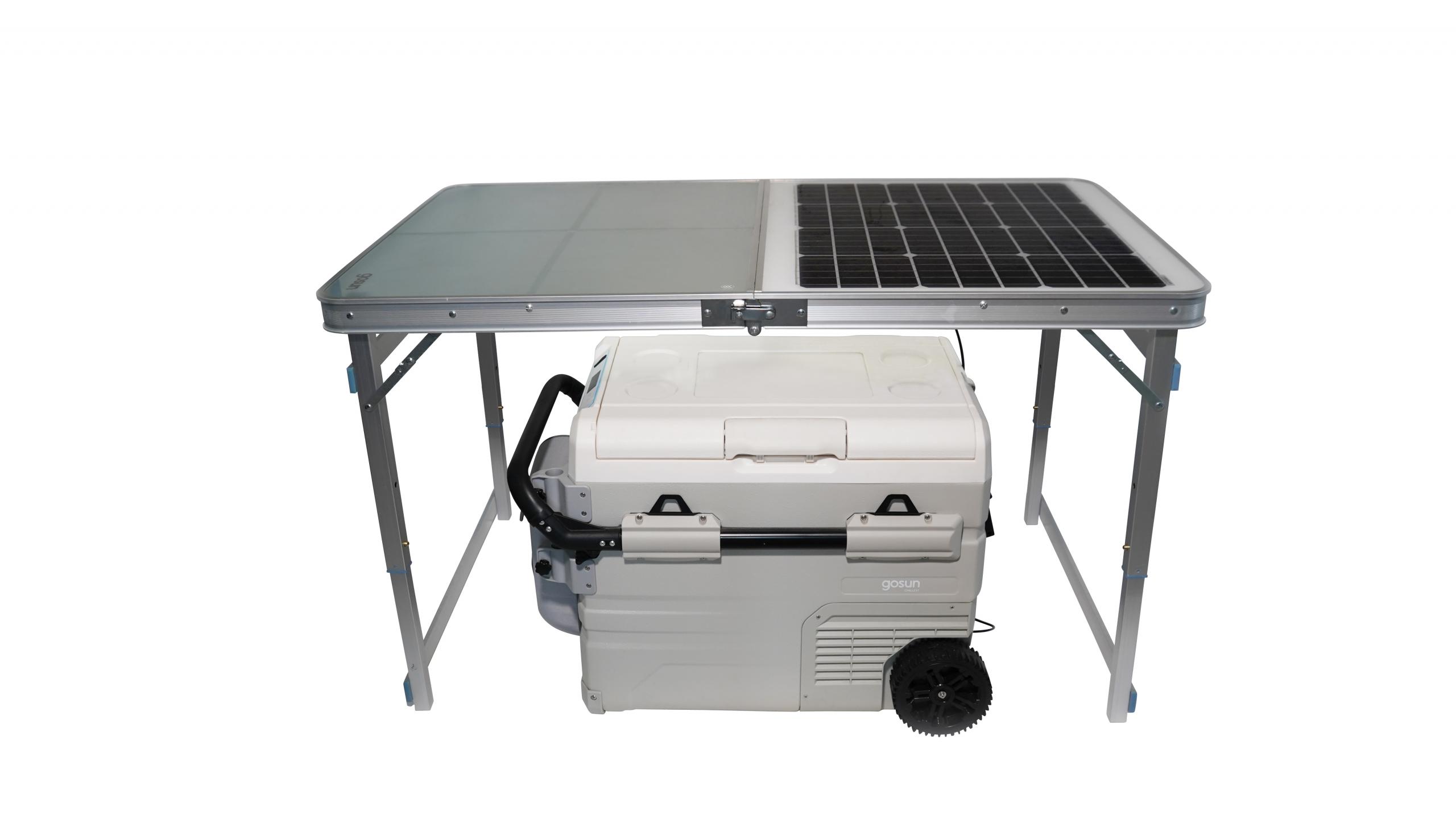 Mini-Fridge With Built-In Solar Panel & Battery Pack Is Perfect For RVs & Cars