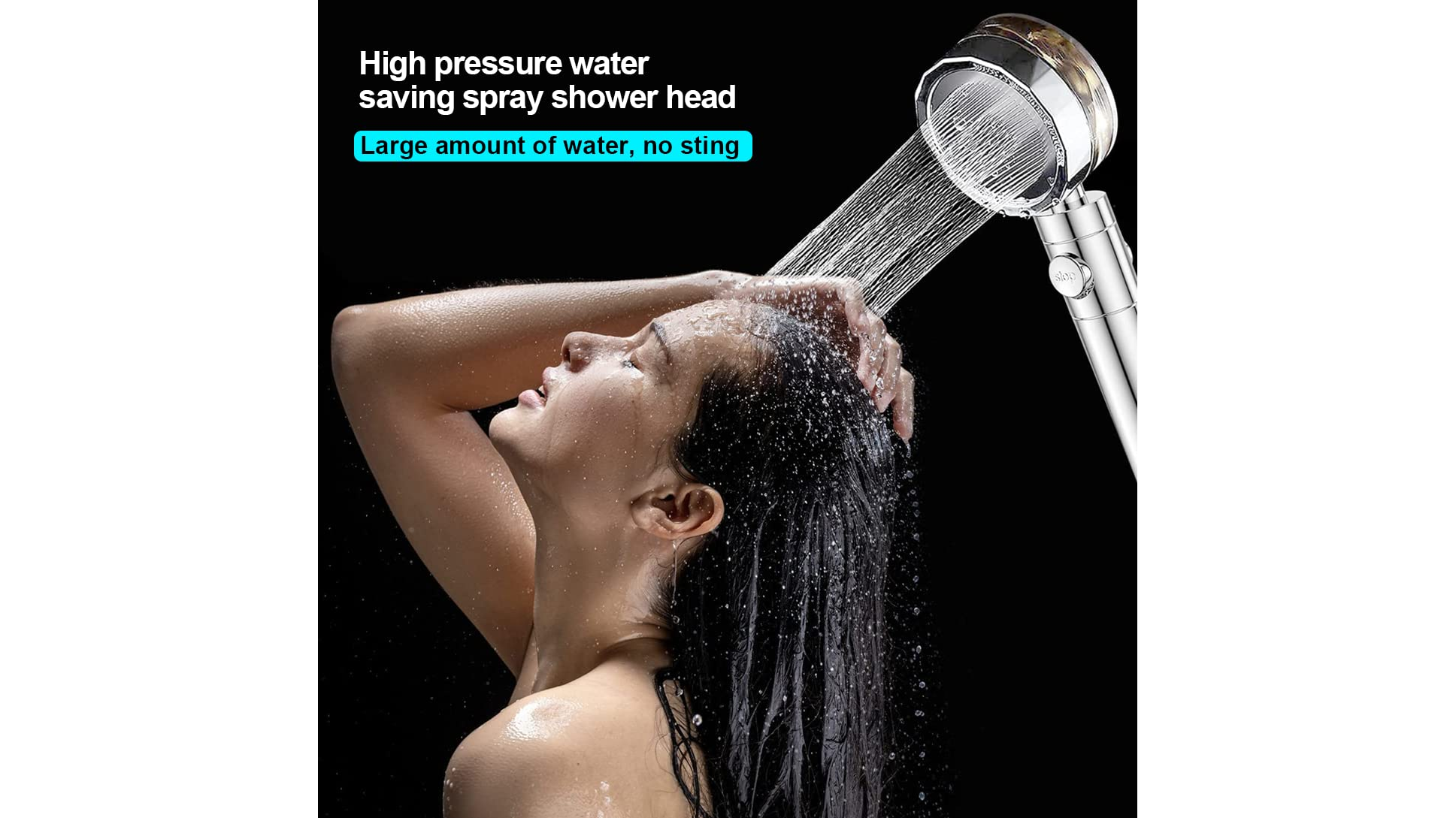 Get A Powerful Rainfall Jet High-Pressure Showerhead To Soothe Tense Muscles