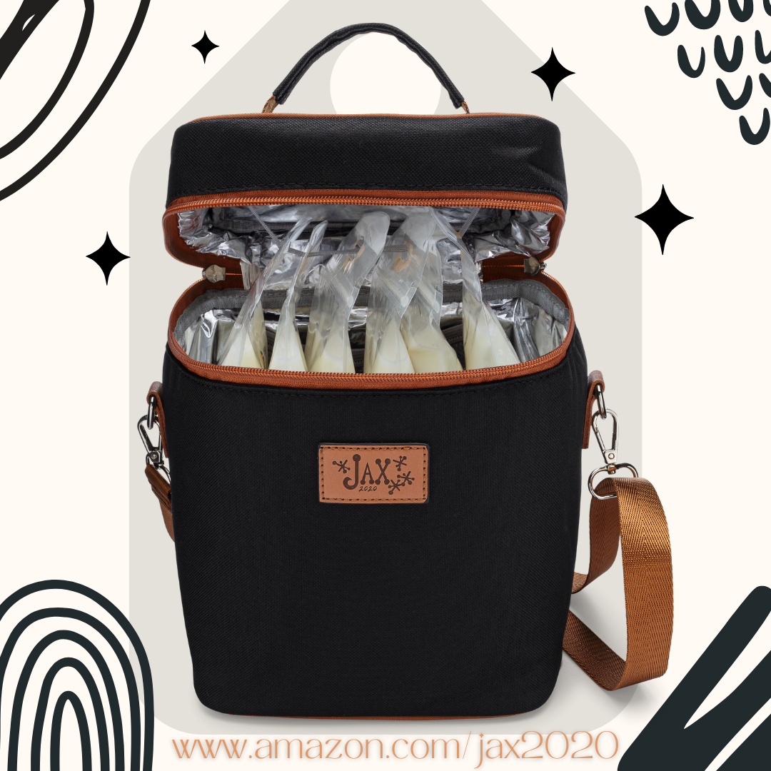 Get The Best Portable Breastmilk Tote Bag With Comfy Strap & 6-Bottle Capacity