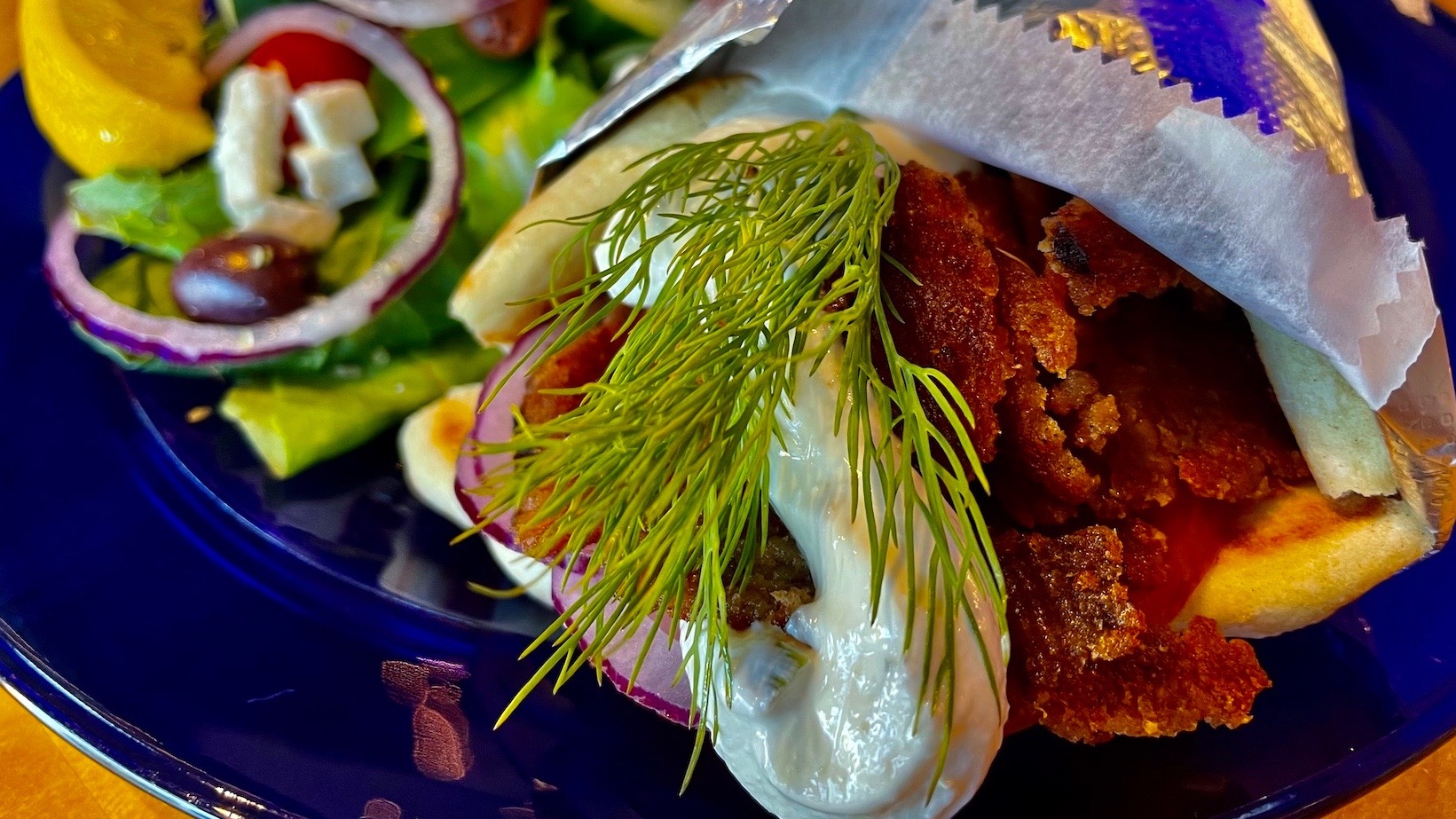 This Award-Winning Hamden Greek Restaurant Offers Vegan Burgers & Pita Pizza
