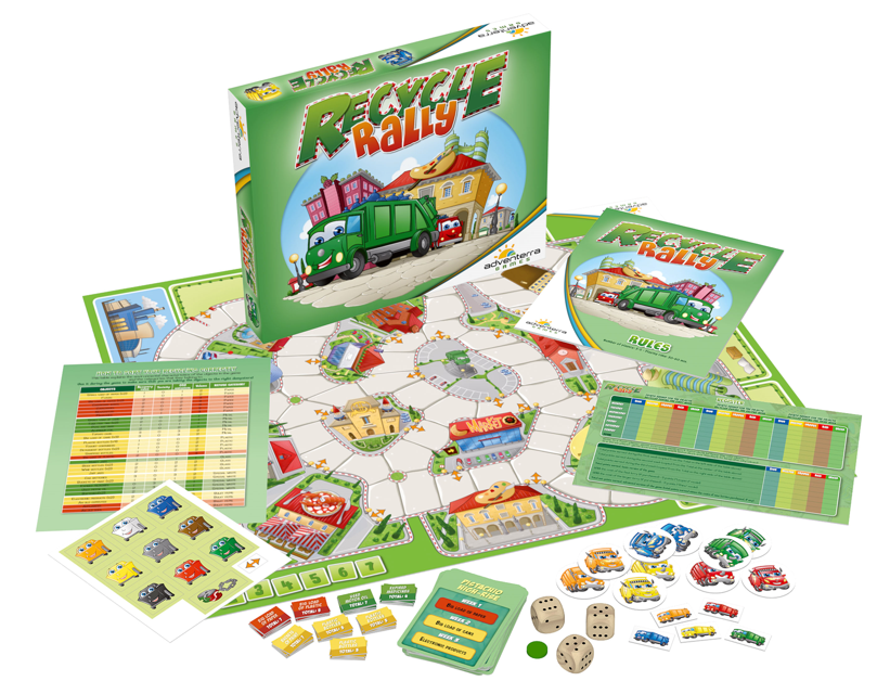 This Recycling Board Game Teaches Environmental Awareness & Strategy To Kids 5+