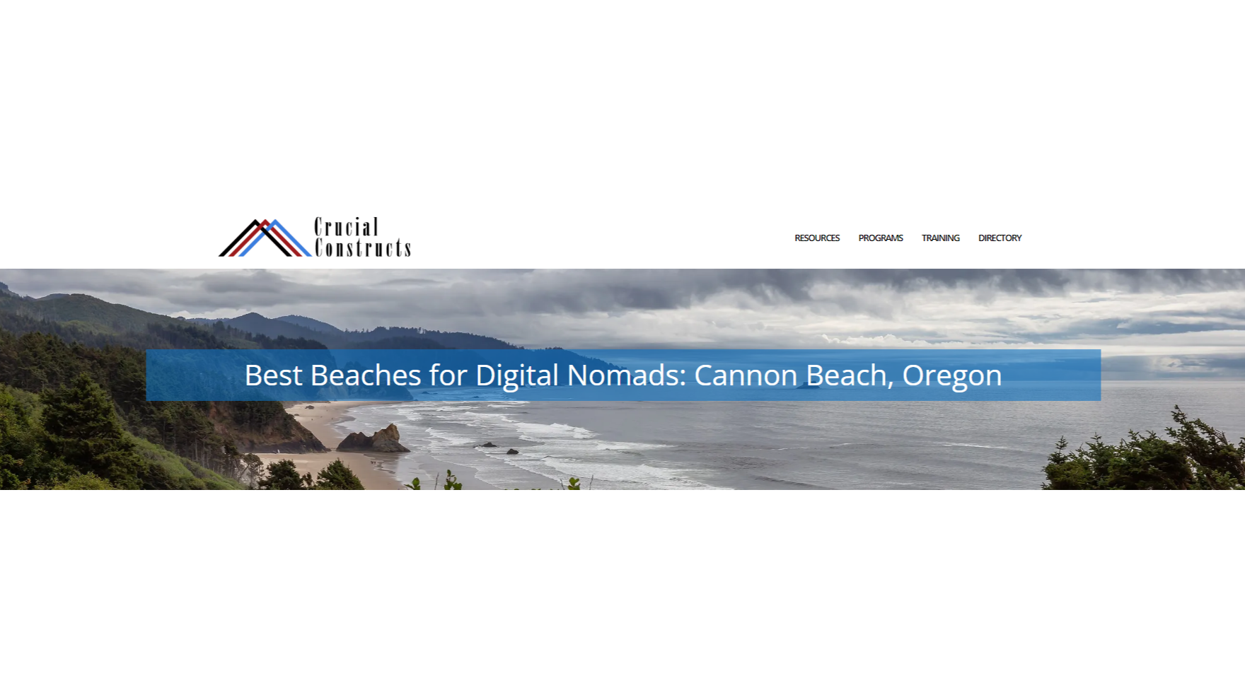 Best US Locations For Remote Work Entrepreneurs: Cannon Beach Things To Do
