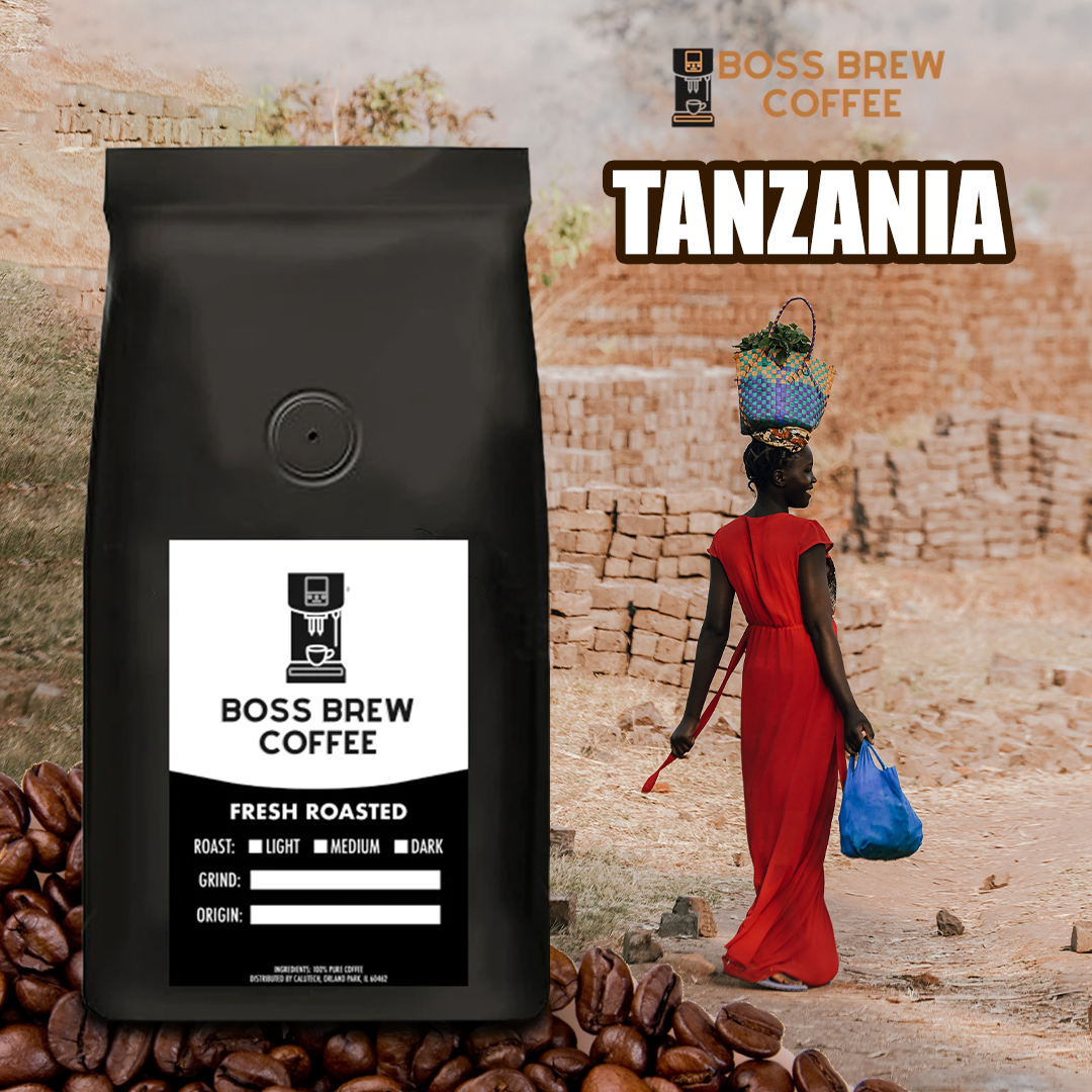 Specialty Bourbon and Kent Bean Tanzania Coffee With Silky Texture Is Med-Light