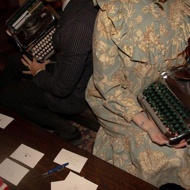 Live Poetry Writing On Vintage Typewriters For San Francisco Luxury Parties