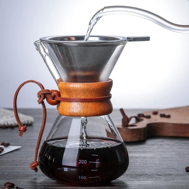 Find The Perfect Retro Stainless Pour-Over Coffee Maker-Brewer At This Retailer