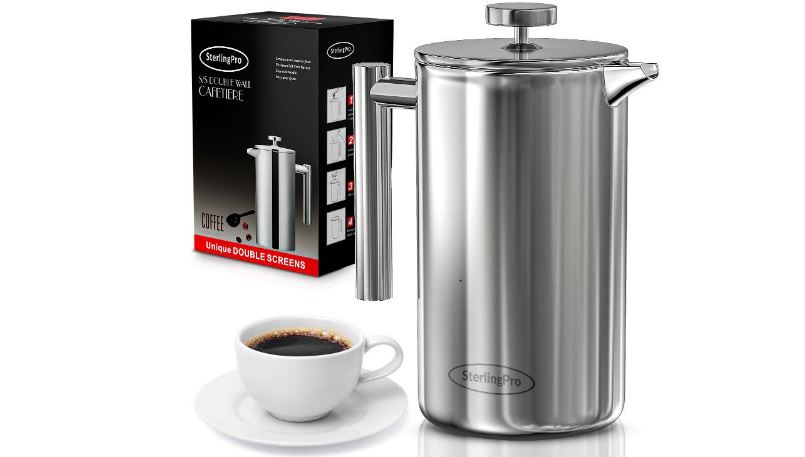 Get The Best Double-Walled Stainless Steel French Coffee Press For Camping