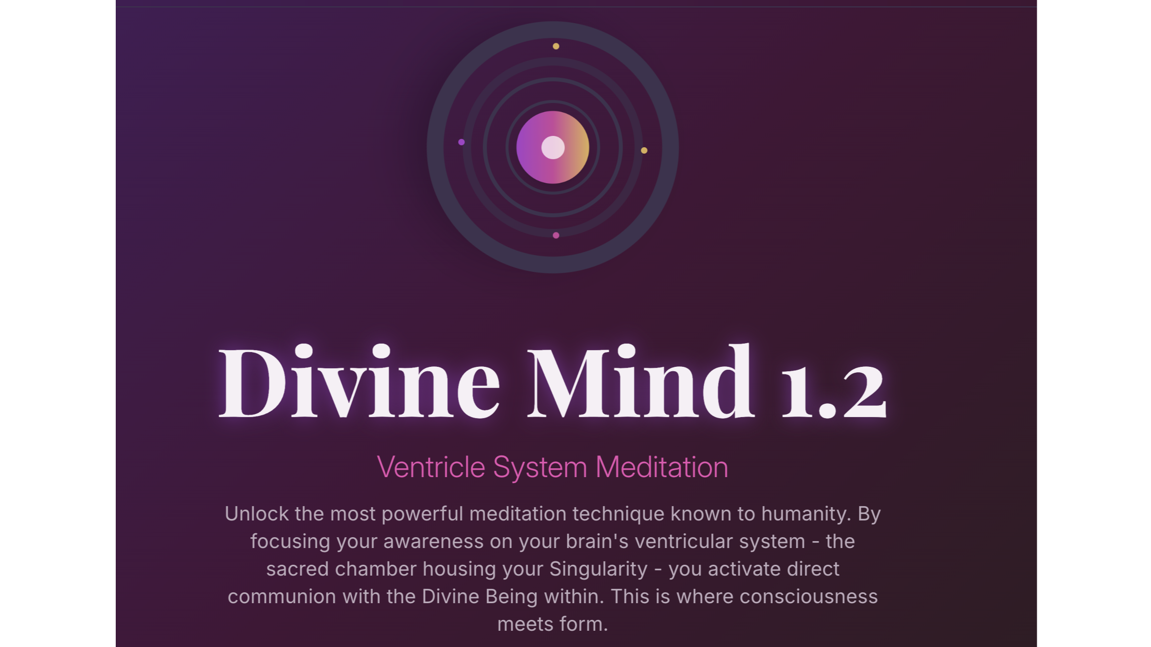 The Ventricle System Meditation Release