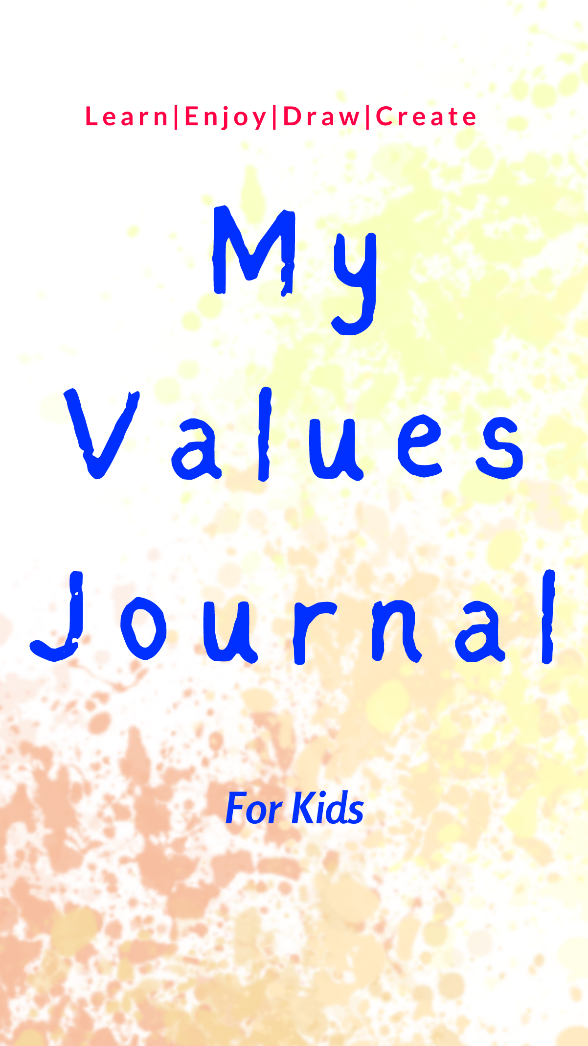 Interactive Writing Experience For Elementary Students - My Values Journal