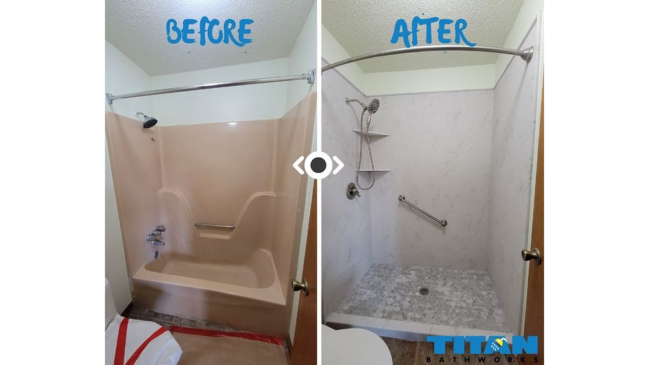 Pensacola Same-Day Tub-To-Shower Conversion: Bathroom Design Service Expanded