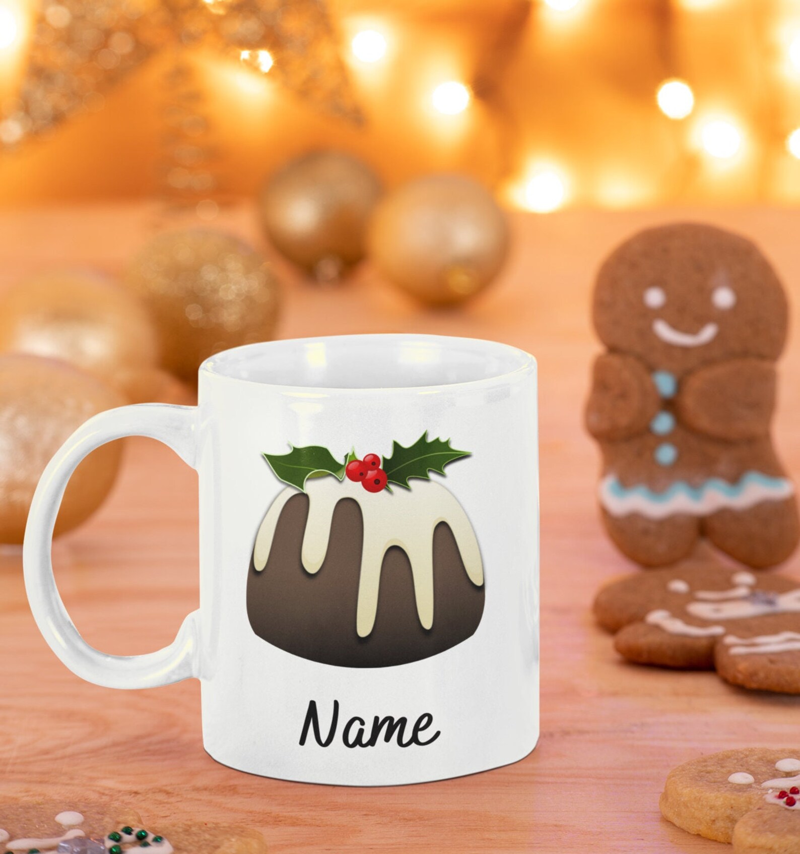 Christmas Pudding Printed Mug With Name: Best 2022 Holiday Gift Ideas For Mom