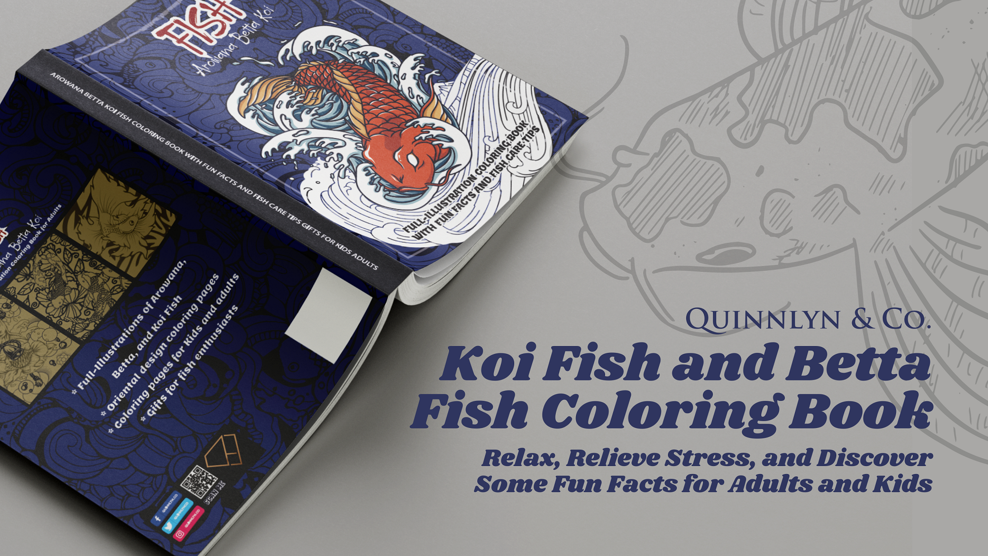 Get The Best Koi Carp Coloring Book Gift Ideas For Mindfulness & Relaxation