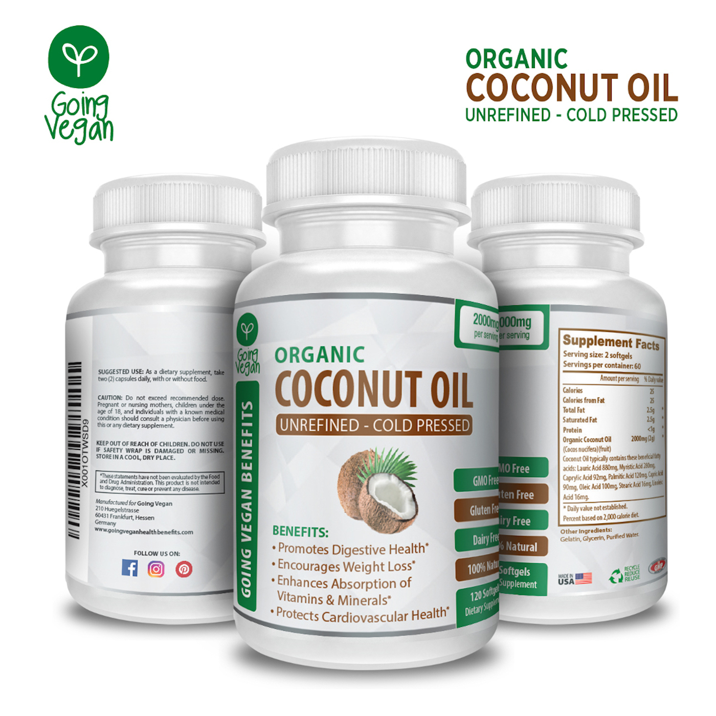 Boost Immunity & Hair Growth With The Best Organic Coconut Oil Softgel Capsules