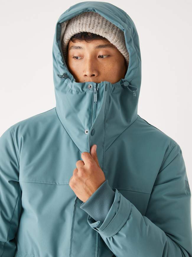 Canada's Best Extreme Weather Waterproof Men's Green Parka With Hoods Launched